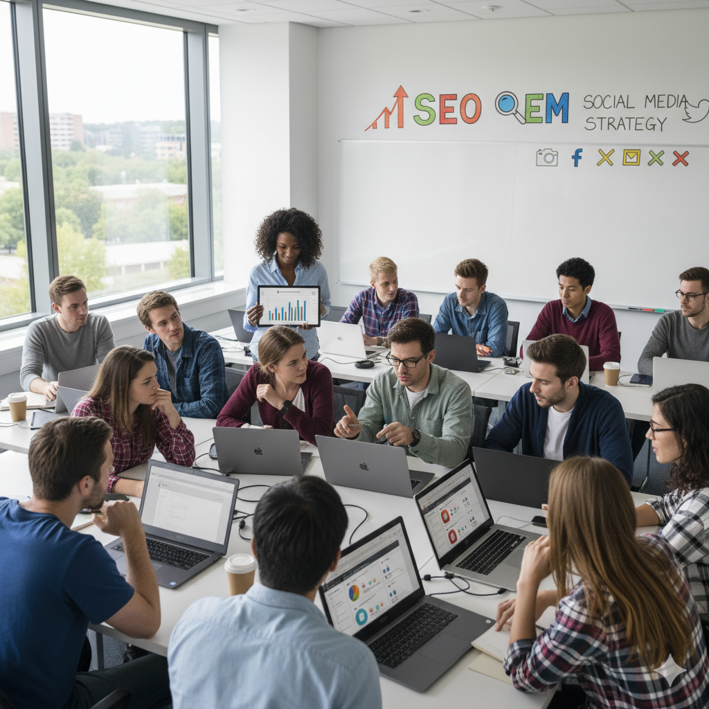 Curso de especialización seo sem y redes sociales
